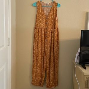 Madewell Summer Flower Jumpsuit